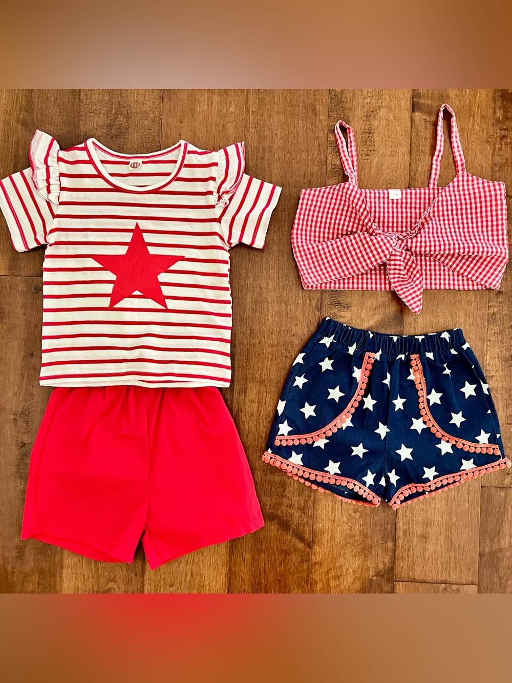 Little Toddler Girls Adorable Boutique Outfit Sets Bundle Size 4T 5T